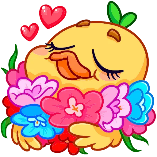 ❤️ Эмодзи «Утёнок Кряк» для Telegram