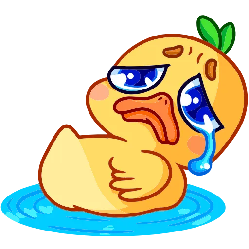 😢 Эмодзи «Утёнок Кряк» для Telegram