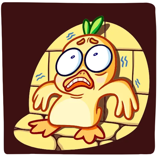 😳 Эмодзи «Утёнок Кряк» для Telegram