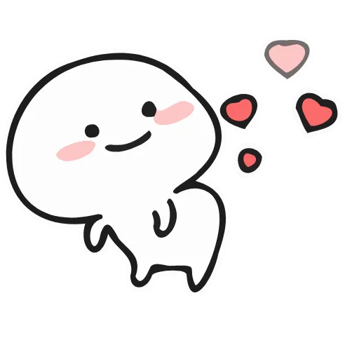 ❤️ Стикер «Quby Кьюби» для Telegram