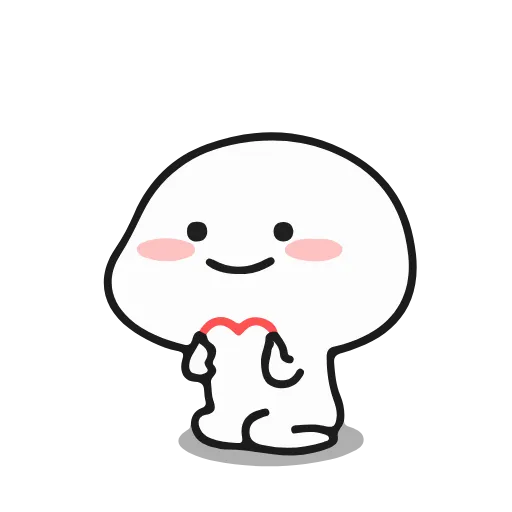 ❤️ Стикер «Quby Кьюби» для Telegram