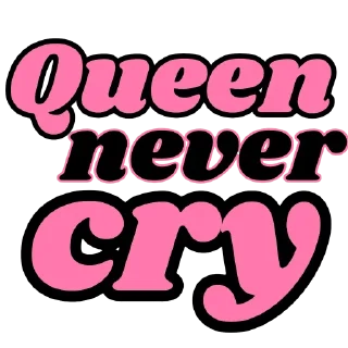 Стикерпак Queen Never Cry для Telegram — скачать