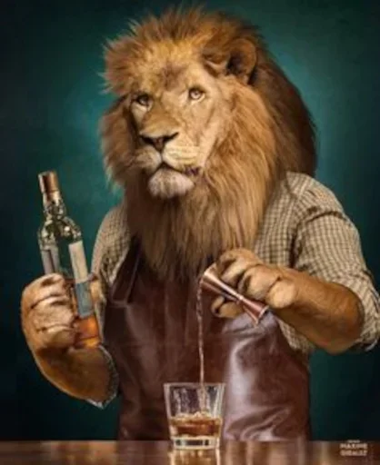 🥃 Стикер «Queens and Kings» для Telegram