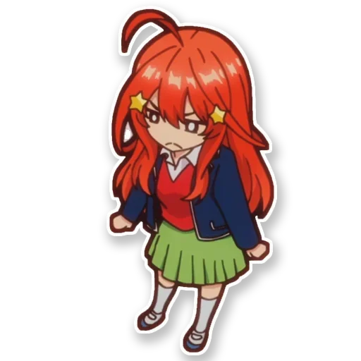 😠 Стикер «Quintessential quintuplets» для Telegram