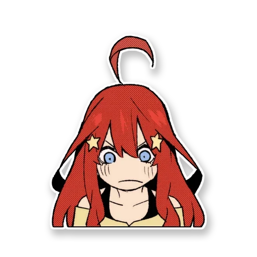 😞 Стикер «Quintessential quintuplets» для Telegram