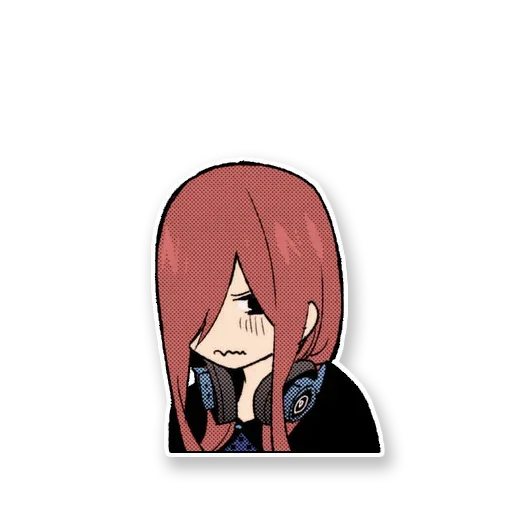 😖 Стикер «Quintessential quintuplets» для Telegram