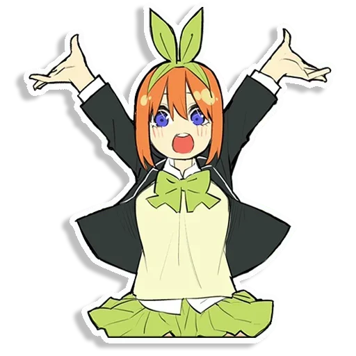 😁 Стикер «Quintessential quintuplets» для Telegram