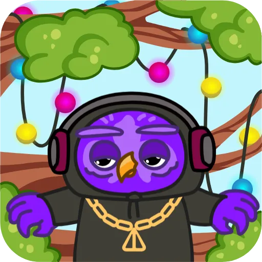 👀 Стикер «Purple Owl» для Telegram