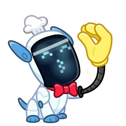 🤌 Стикер «R2-DOG2» для Telegram