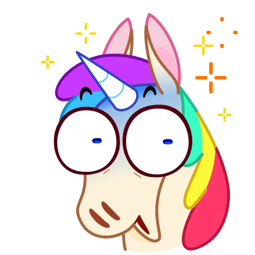 😱 Эмодзи «Rainicorn» для Telegram