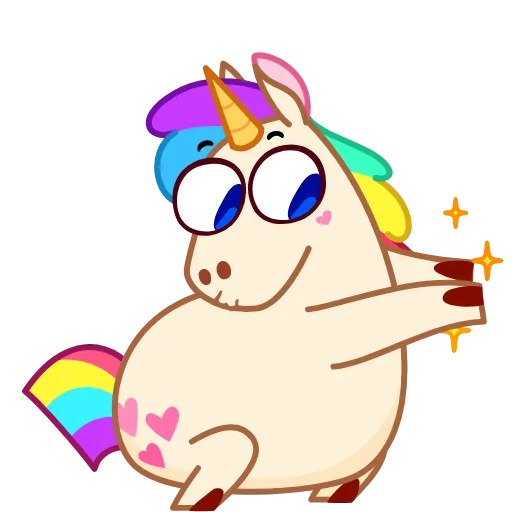 🤔 Эмодзи «Rainicorn» для Telegram