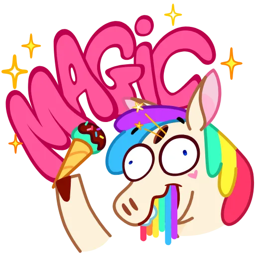 🌈 Эмодзи «Rainicorn» для Telegram