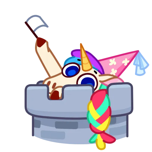 🏳 Эмодзи «Rainicorn» для Telegram