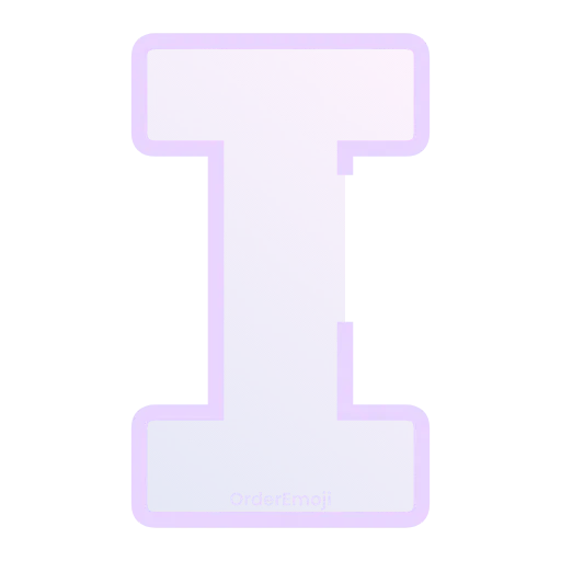 🔤 Эмодзи «Letters #font #decor #foradmins» для Telegram