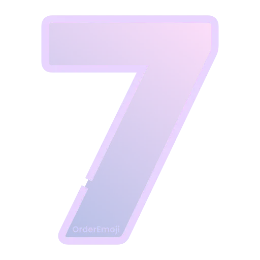 7️⃣ Эмодзи «Letters #font #decor #foradmins» для Telegram