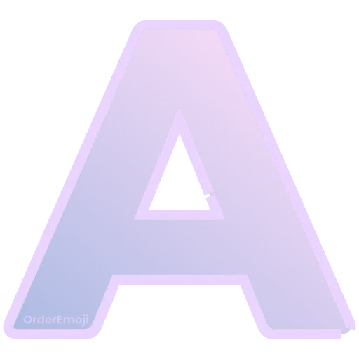 Стикерпак Letters #font #decor #foradmins для Telegram