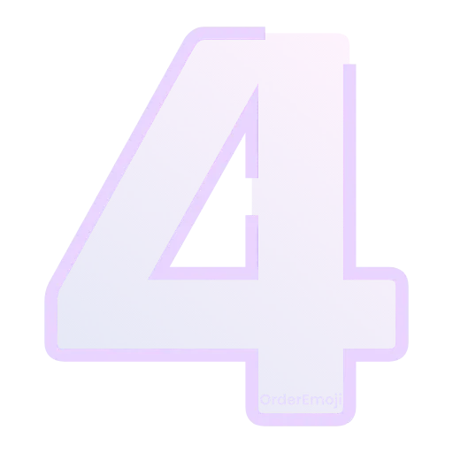 4️⃣ Эмодзи «Letters #font #decor #foradmins» для Telegram
