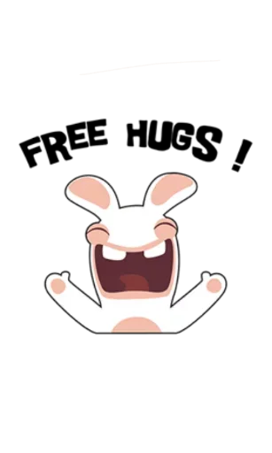 😄 Стикер «Rabbids Invasion» для Telegram