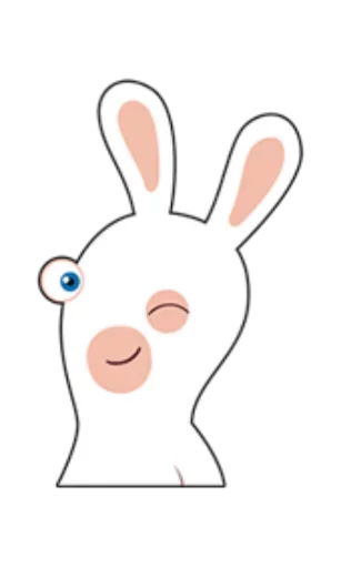 😉 Стикер «Rabbids Invasion» для Telegram