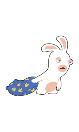 😲 Стикер «Rabbids Invasion» для Telegram