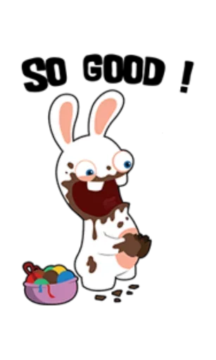 😋 Стикер «Rabbids Invasion» для Telegram