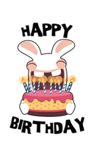 😃 Стикер «Rabbids Invasion» для Telegram