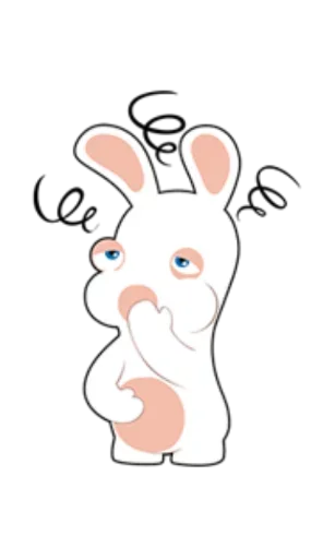 😣 Стикер «Rabbids Invasion» для Telegram