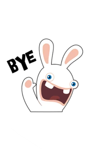 😘 Стикер «Rabbids Invasion» для Telegram
