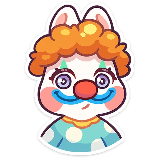 🤡 Стикер «Ася» для Telegram