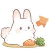 🥕 Эмодзи «Кролик Мочен» для Telegram