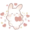 🥰 Эмодзи «Кролик Мочен» для Telegram