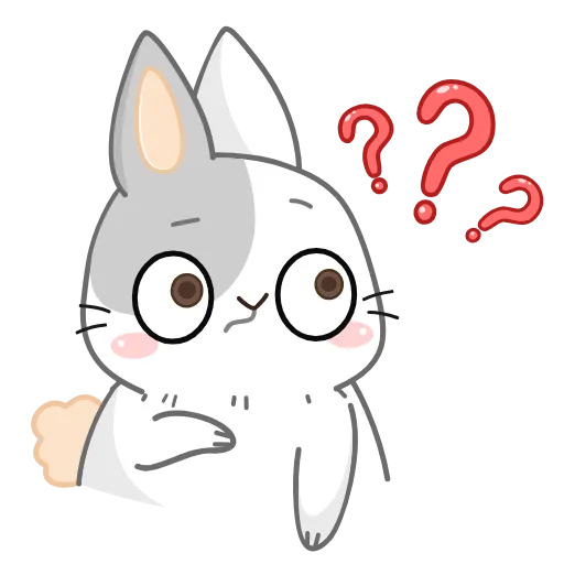❓ Стикер «Кролик» для Telegram