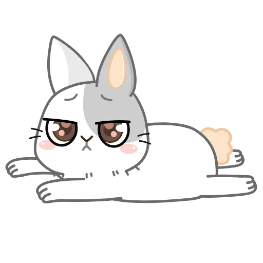 😮‍💨 Стикер «Кролик» для Telegram