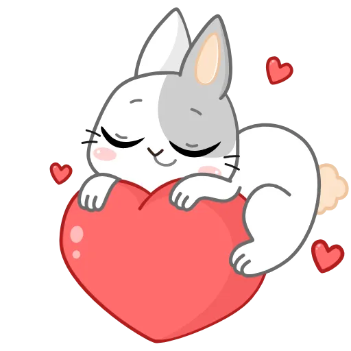🥰 Стикер «Кролик» для Telegram