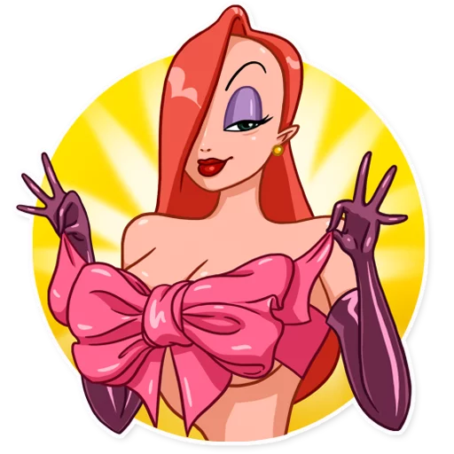 🎁 Стикер «Jessica Rabbit» для Telegram