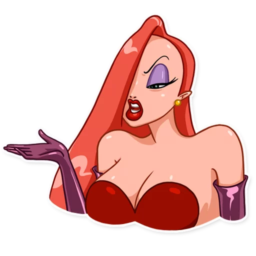 🤨 Стикер «Jessica Rabbit» для Telegram