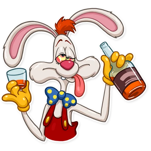 🥃 Стикер «Jessica Rabbit» для Telegram