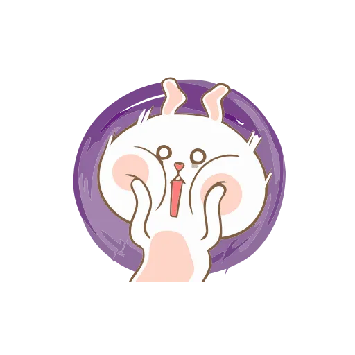 Стикерпак Rabbit Love для Telegram