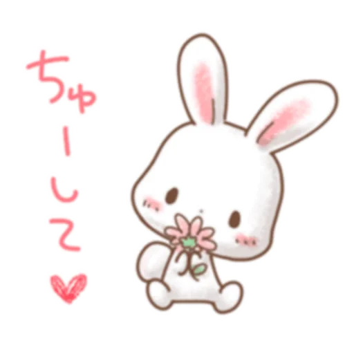Стикерпак Rabbit and Bears love для Telegram — скачать