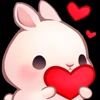 ❤️ Эмодзи «Rabbits» для Telegram