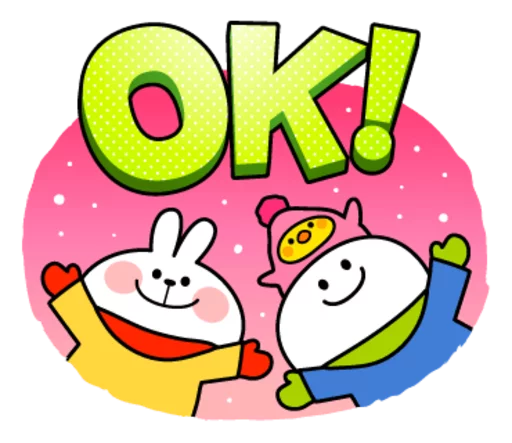 👌 Стикер «Spoiled Rabbits Winter» для Telegram