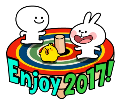 😚 Стикер «Spoiled Rabbits Winter» для Telegram
