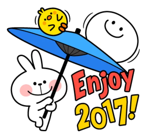 🙂 Стикер «Spoiled Rabbits Winter» для Telegram