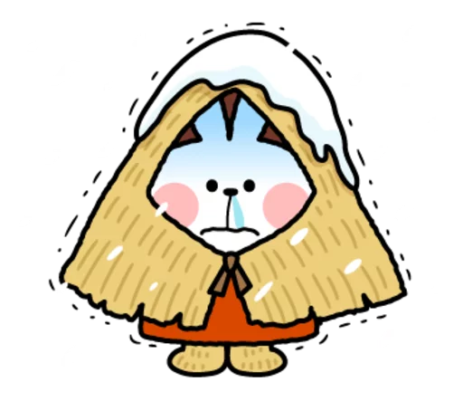 😰 Стикер «Spoiled Rabbits Winter» для Telegram