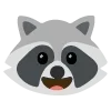 😀 Эмодзи «raccoon emoji» для Telegram