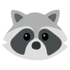 😶 Эмодзи «raccoon emoji» для Telegram