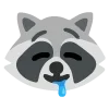 🤤 Эмодзи «raccoon emoji» для Telegram