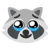 🥹 Эмодзи «raccoon emoji» для Telegram