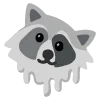 🫠 Эмодзи «raccoon emoji» для Telegram