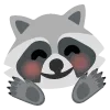 🤗 Эмодзи «raccoon emoji» для Telegram